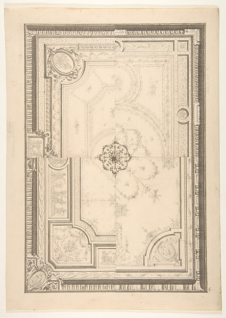 Jules-Edmond-Charles Lachaise, Design for a ceiling