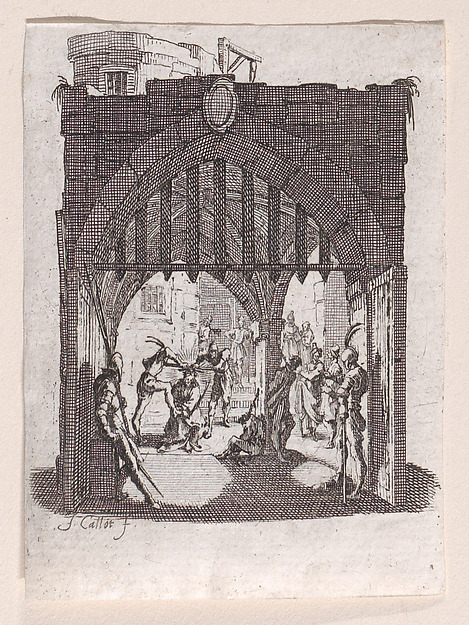 Jacques Callot, Le Couronnement d'Épines (The Crowning with Thornes), from "La Petite Passion" (The Little Passion)