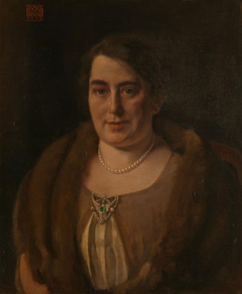 Willem Witsen, Adèle van Meekren, de tweede echtgenote van Andries van Wezel