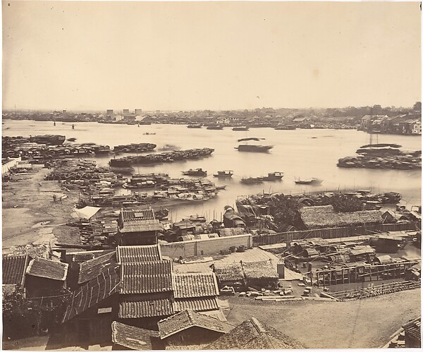 John Thomson, View of Canton from the River