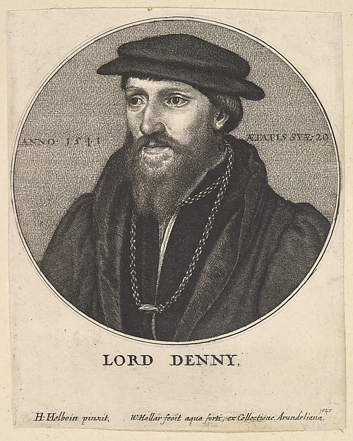 Wenceslaus Hollar, Lord Denny (Sir Anthony Denny)