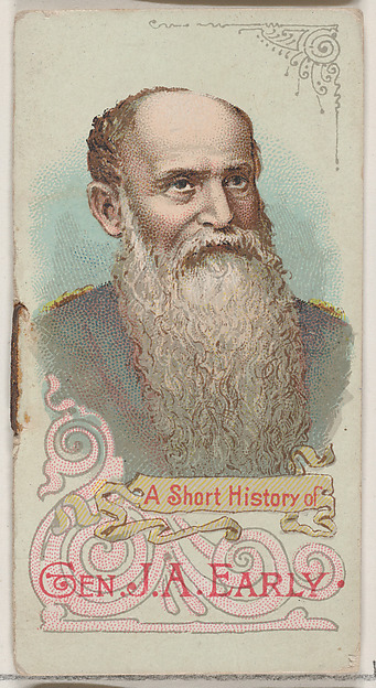 W. Duke, Sons & Co., A Short History of General Jubal Anderson Early, from the Histories of Generals series of booklets (N78) for Duke brand cigarettes