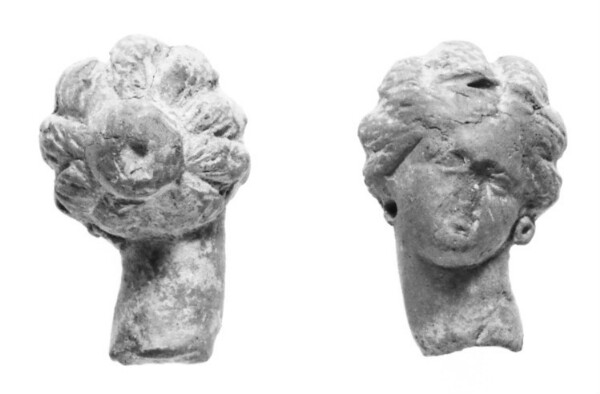 Unknown, Female Head (comprised of 2 joined fragments)