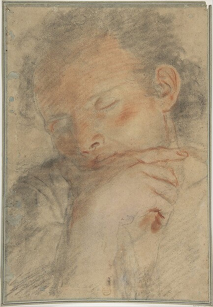 Francesco Vanni, Head of a Man with Closed Eyes