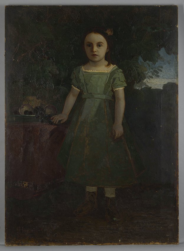 Karl Hagemeister, Mädchenbildnis, 1874