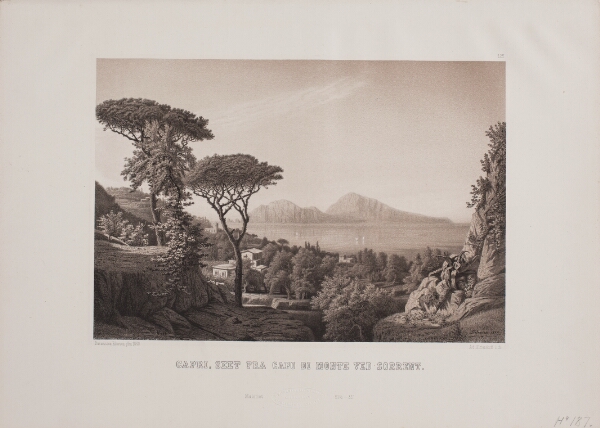 Adolph Kittendorff, Capri, seet fra Capo di Monte ved Sorrent