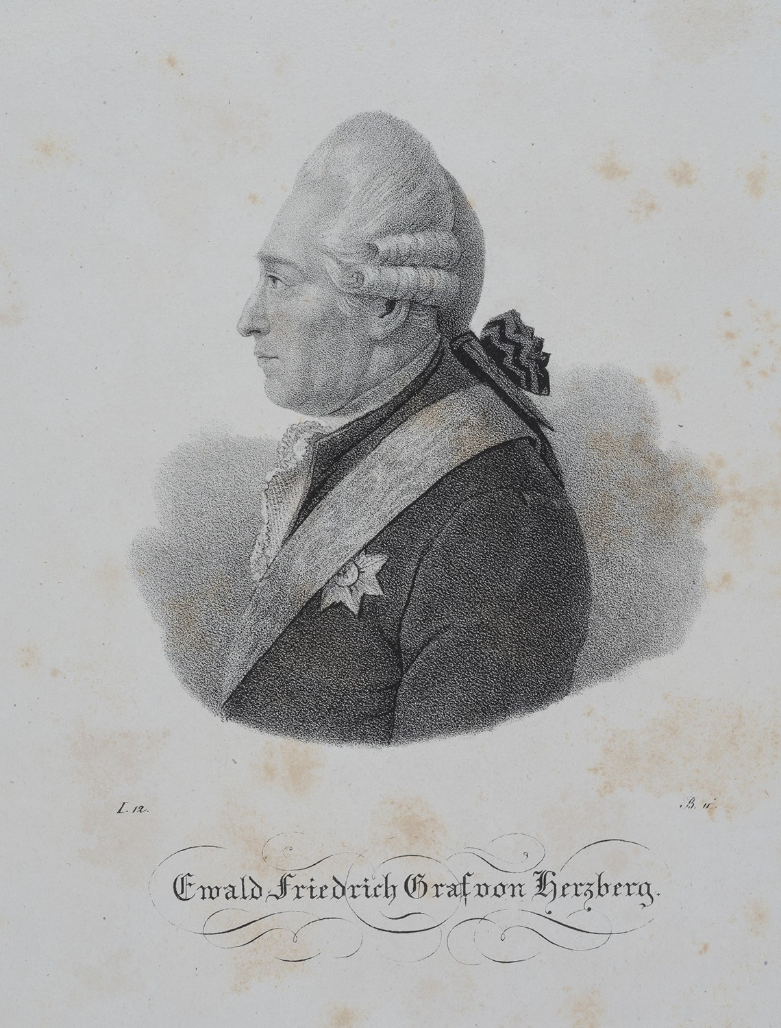 Heinrich Wilhelm Teichgräber, Hertzberg, Ewald Friedrich Graf von (1725-1795), preuß. Minister