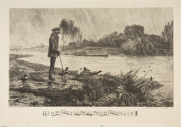 Félix Bracquemond, Les Canards l'ont bien passée