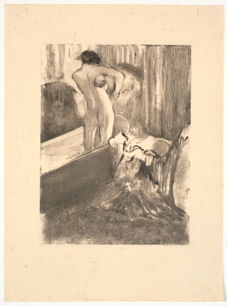 Edgar Degas, Le bain