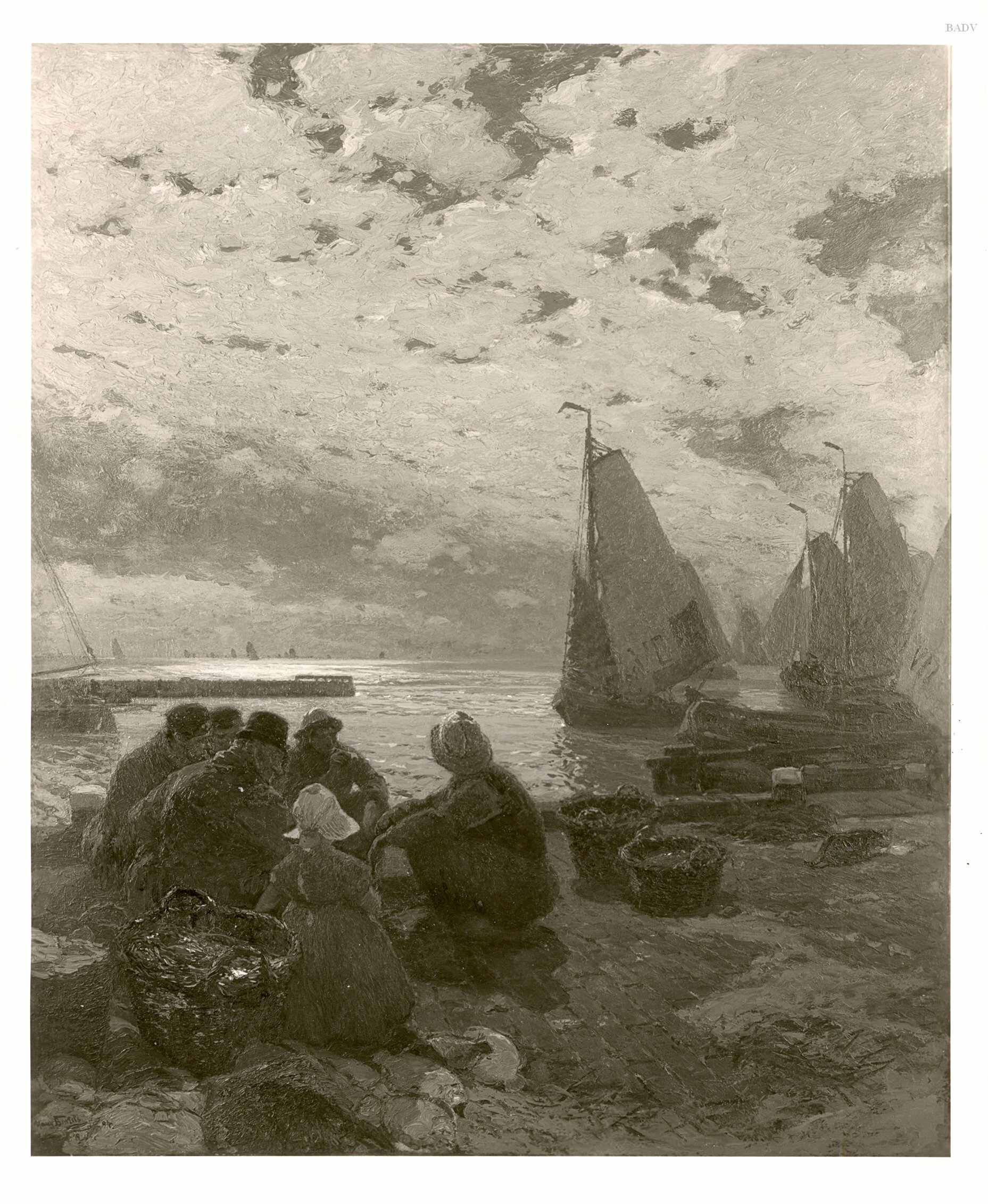 Hans von Bartels, Mondansicht der Zuidersee