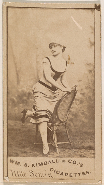 William S. Kimball & Company, Mlle. Semin, from the Actresses series (N203) issued by Wm. S. Kimball & Co.