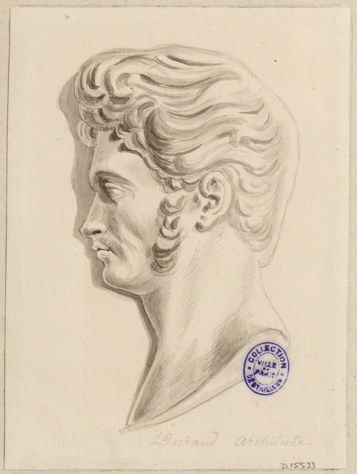 Anonyme, Portrait de l'architecte Durand