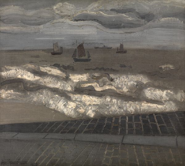 Jean Brusselmans, The Sea, a Symphony in Grey