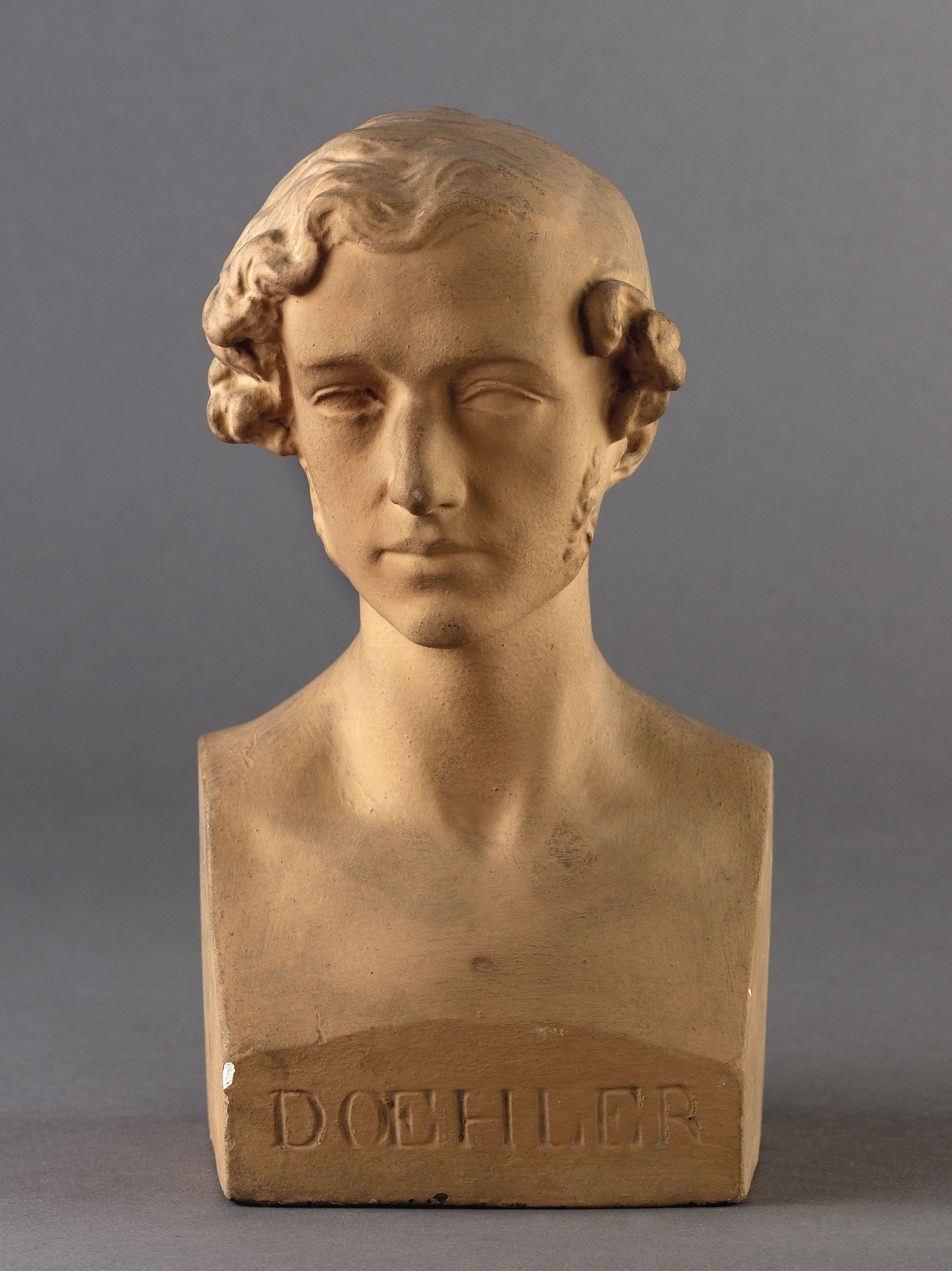 Jean Pierre Dantan, Portrait sérieux du pianiste italien Théodore Doehler (1814-1858).