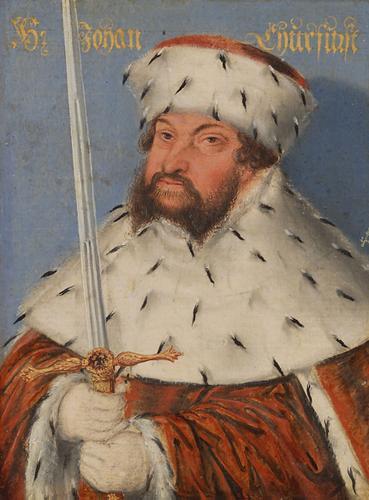 Lucas Cranach the Younger, Johann the Steadfast, son of Duke Ernst, died 1532