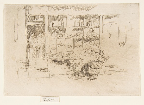 James McNeill Whistler, Fruit Shop (Little Greengrocer's Shop, Chelsea)