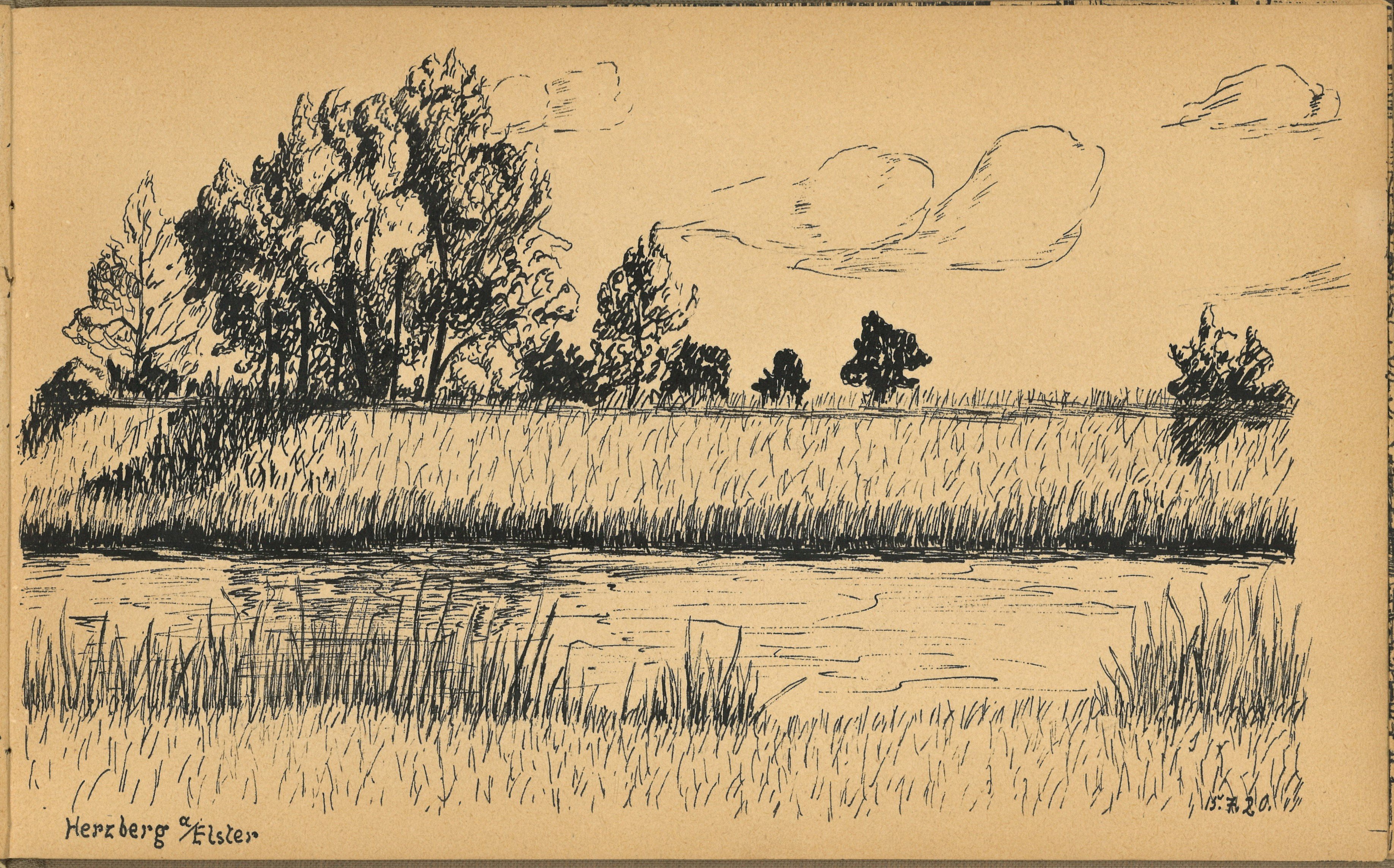 Elsa Schierz, Herzberg (Elster): Elsterufer