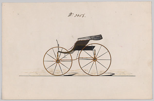 Brewster & Co., Design for Pony Phaeton, no. 3456