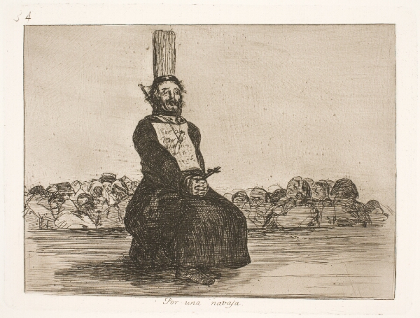Francisco de Goya, For en knivs skyld (34)