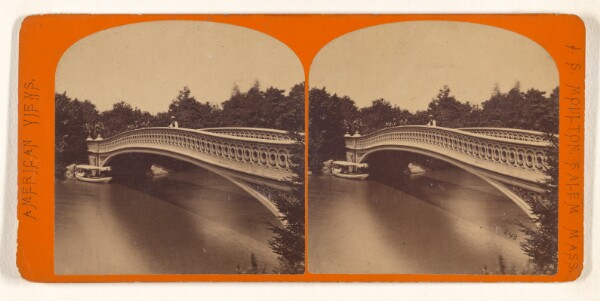 John S. Moulton, [Bow Bridge near view, Central Park, N.Y.]