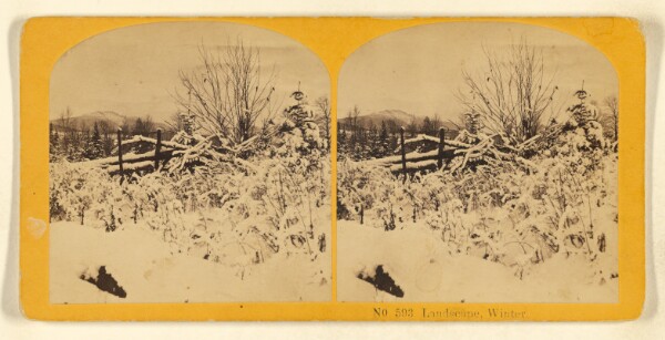 Benjamin West Kilburn, Landscape, Winter