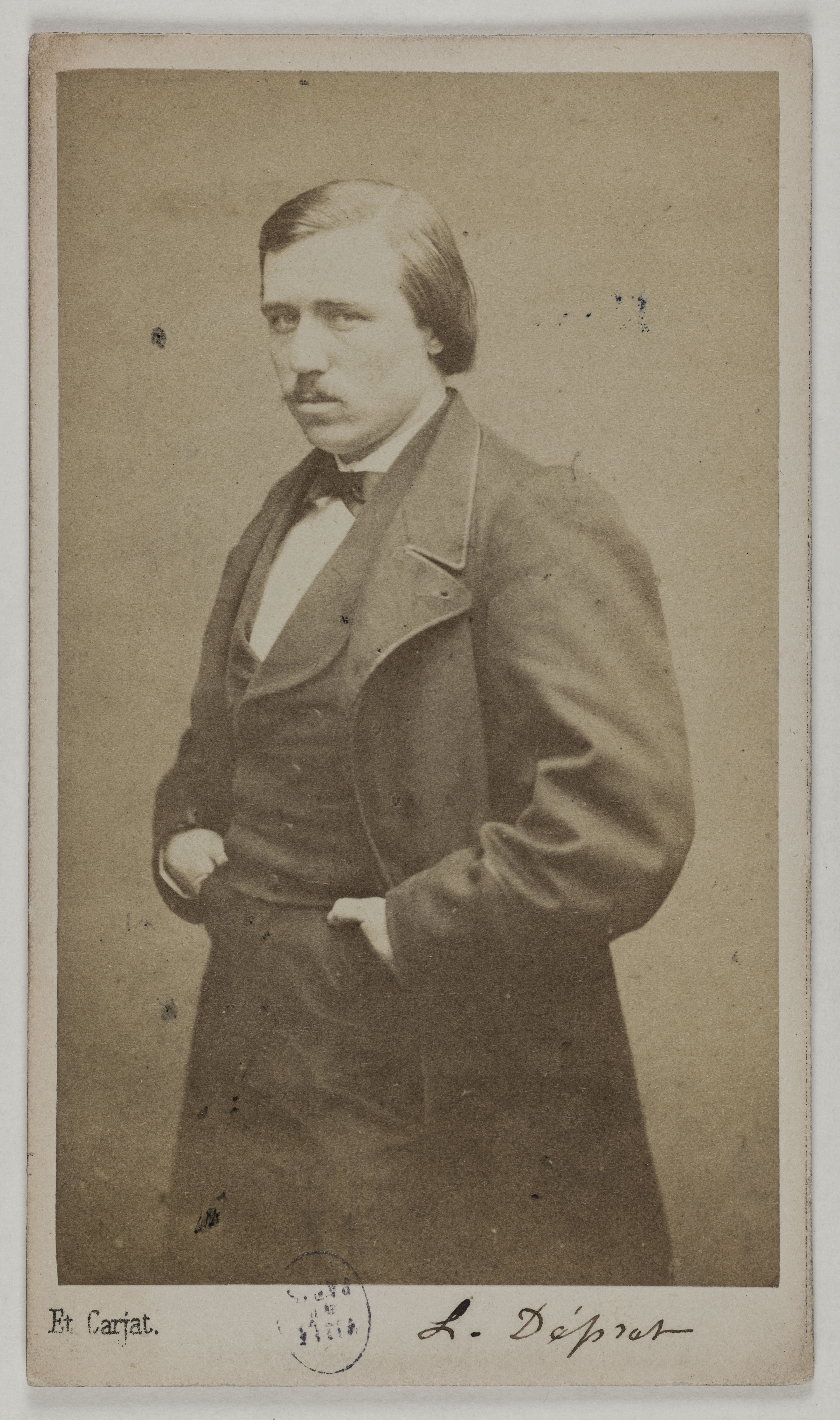 Carjat & Cie, Portrait de Depret Louis, (1837-1901), (poète, littérateur)