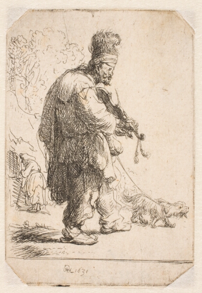 Rembrandt van Rijn, Den blinde violinspiller