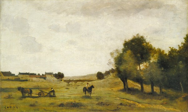 Jean-Baptiste-Camille Corot, View near Epernon