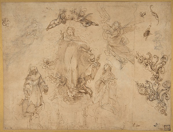 Francesco Vanni, The Virgin Protectress of the City of Siena