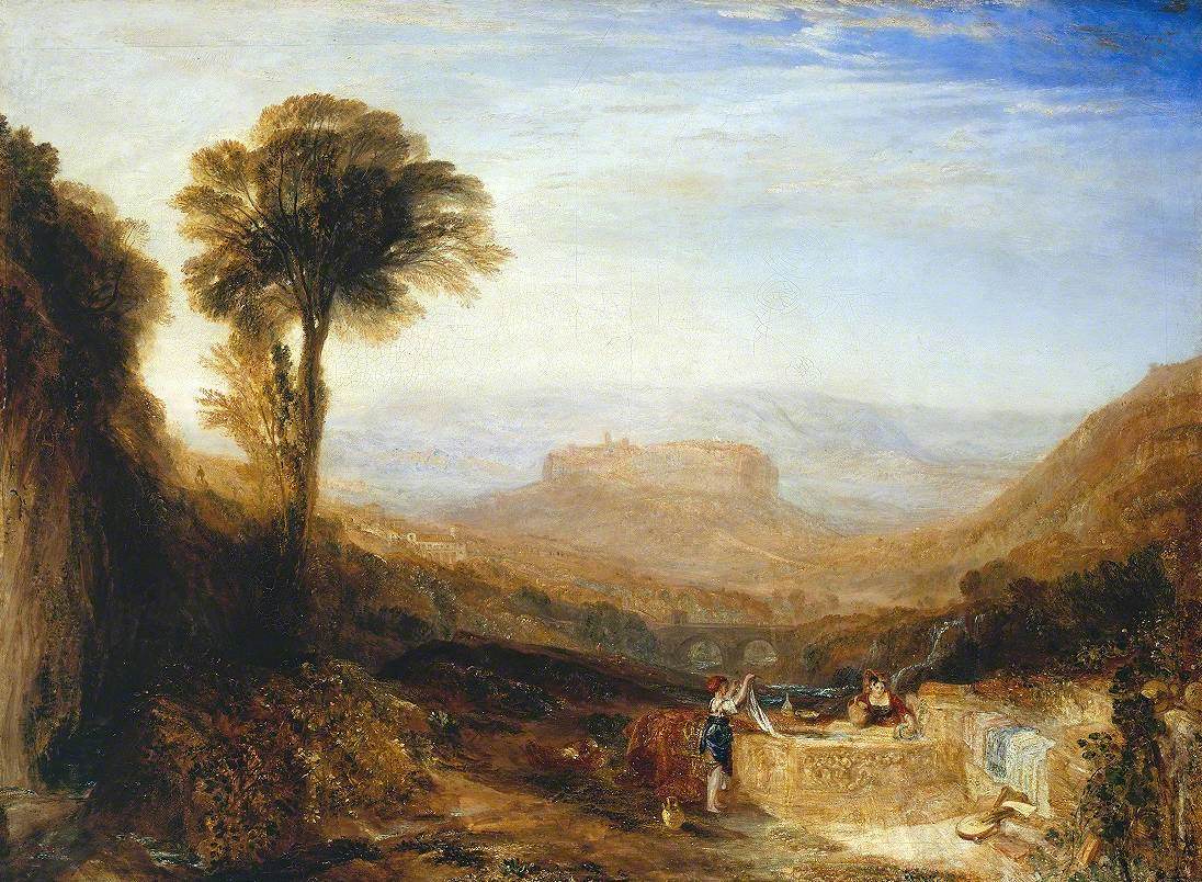 J. M. W. Turner, View of Orvieto, Painted in Rome