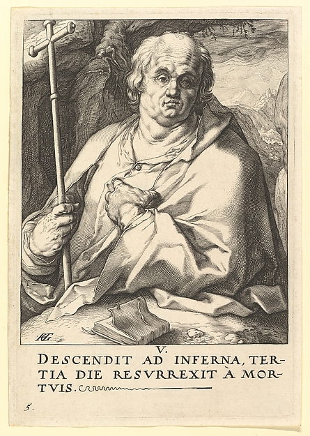 Hendrick Goltzius, St. Philip, from "Christ, the Apostles and St. Paul with the Creed"