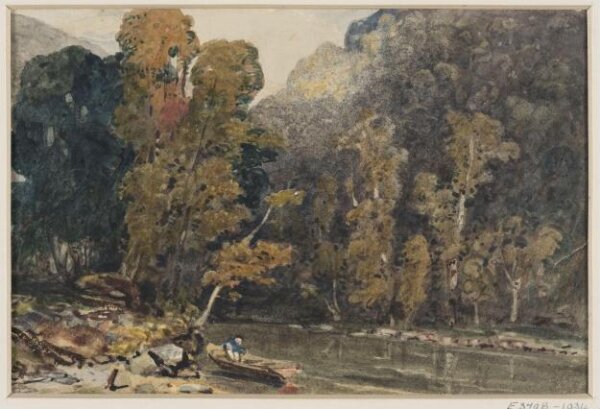 unknown, Landscape drawing