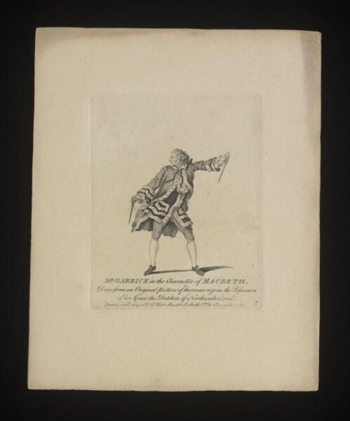 unknown, Mr. Garrick in the character of Macbeth