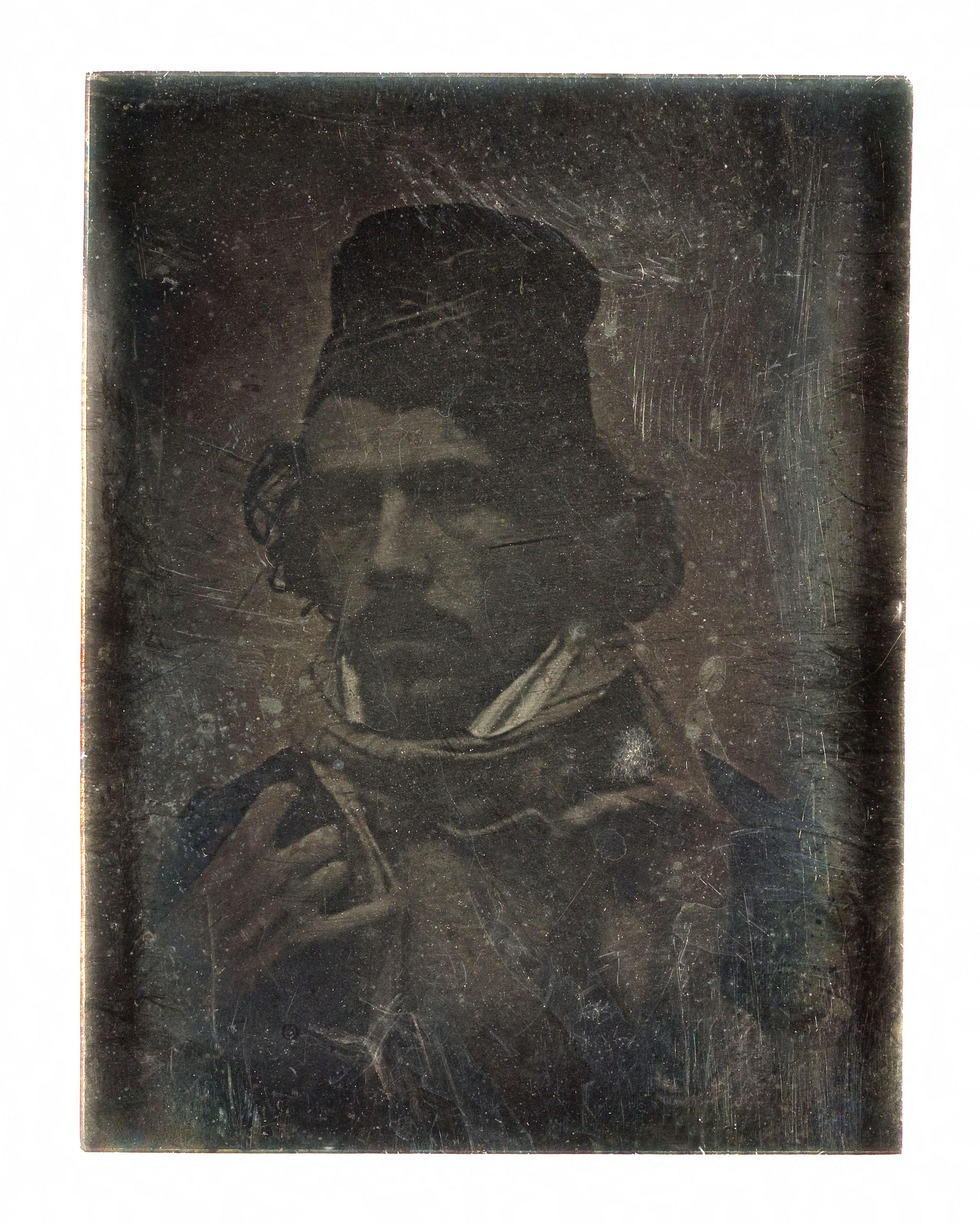 Léon Riesener, Portrait de Delacroix à la toque