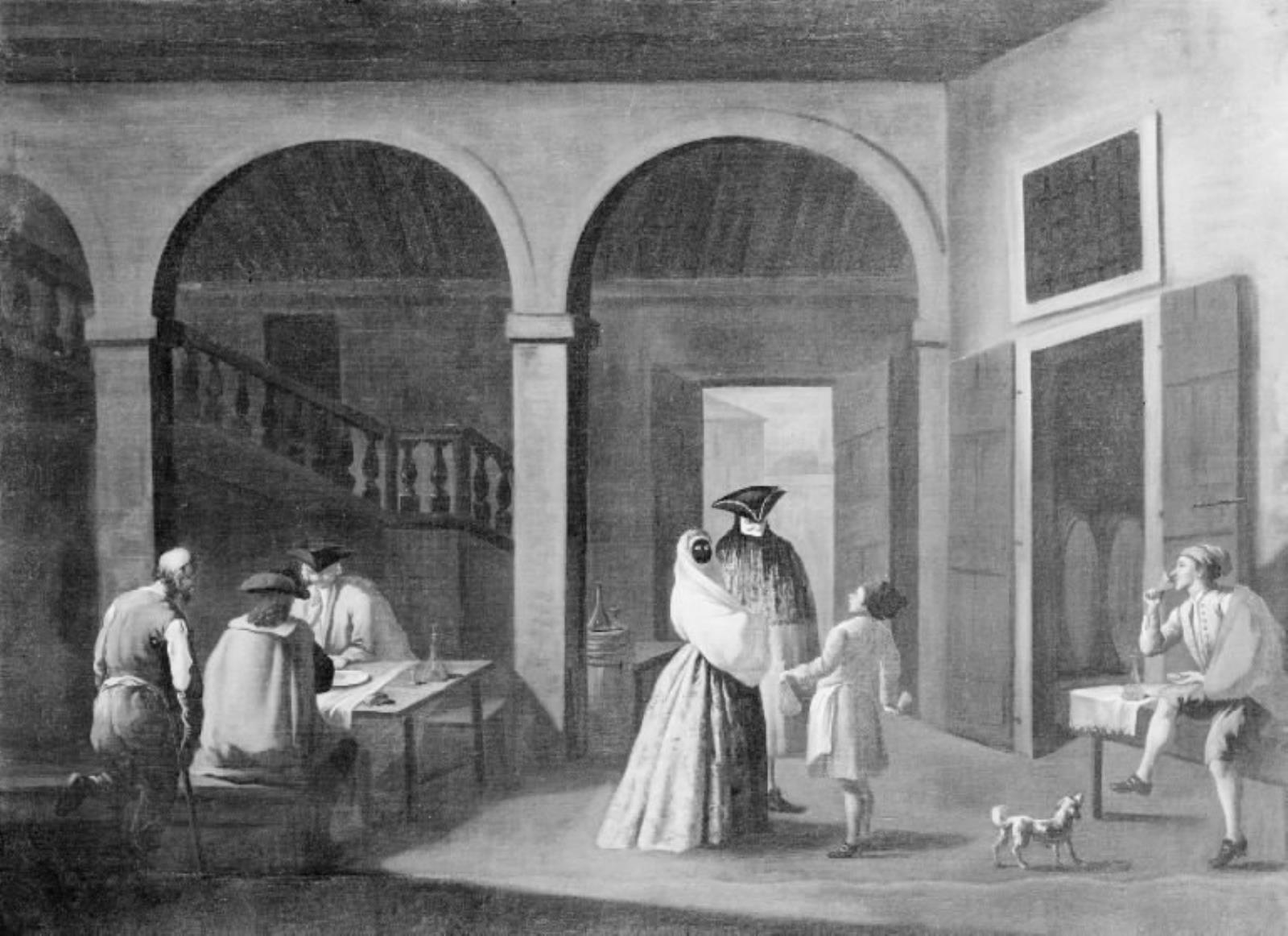 Pietro Longhi, Tigger i værtshus