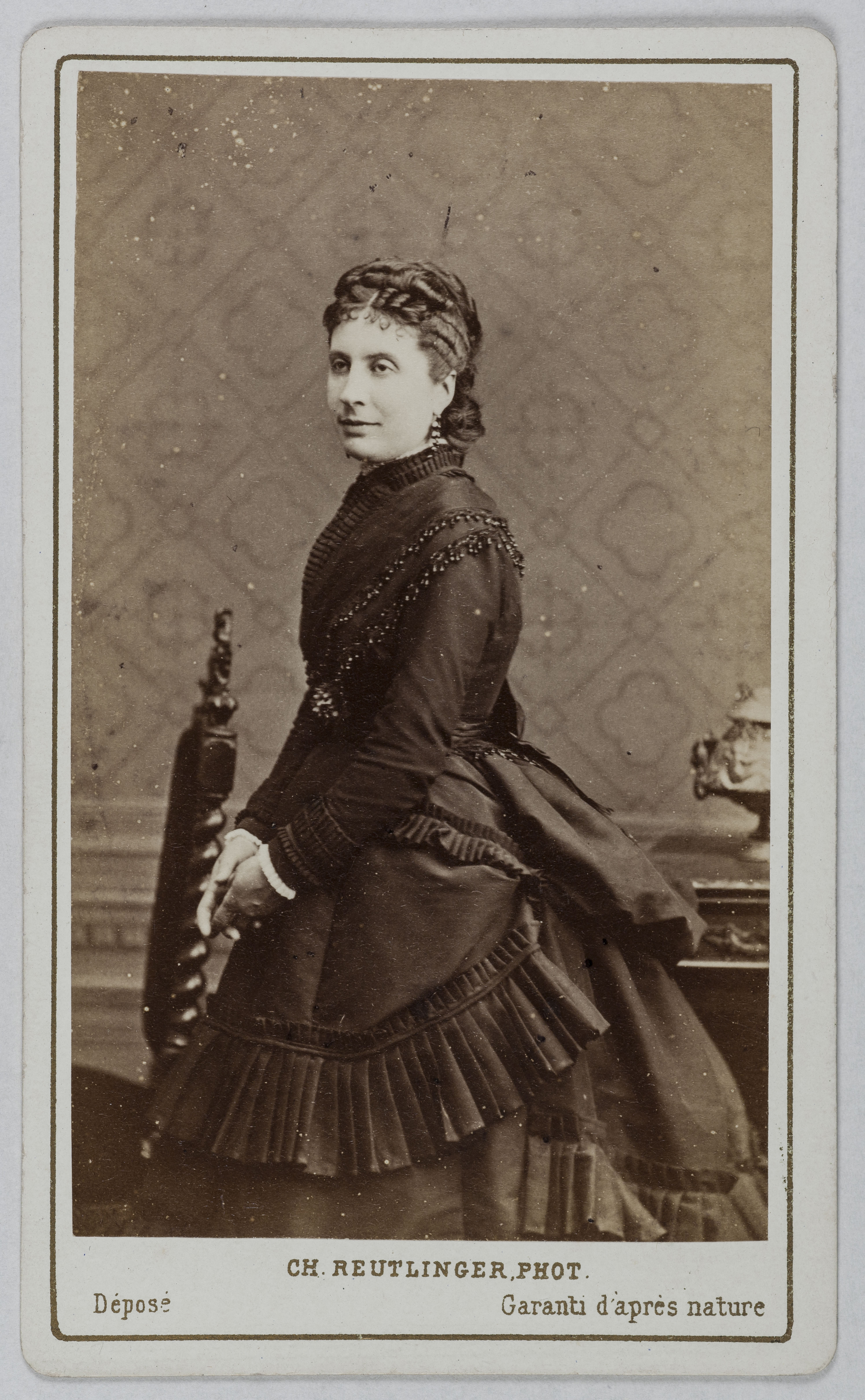 Charles Reutlinger, Portrait de Favart Marie, (née Pierrette Maria Pingaud), (1833-1908), (actrice)