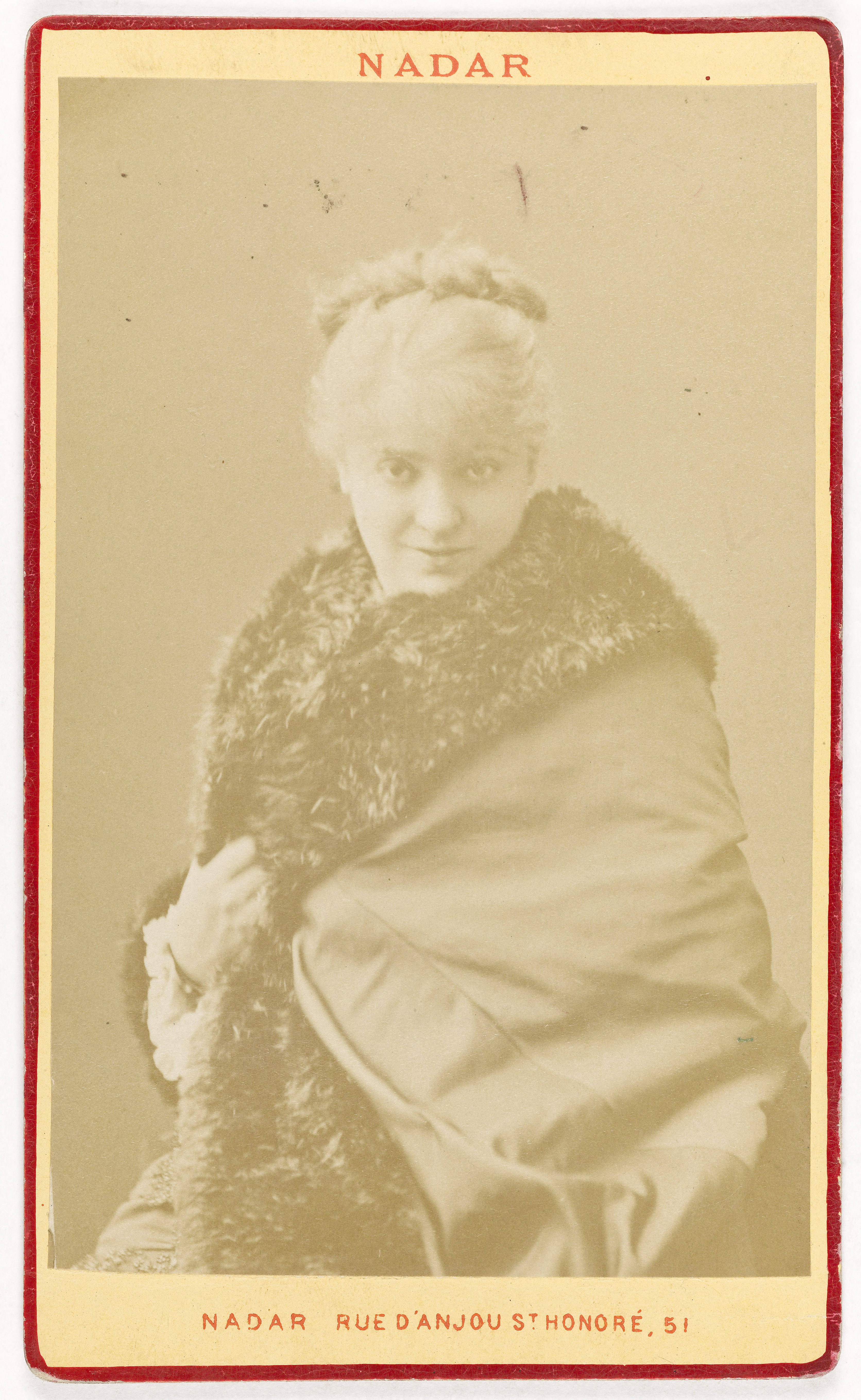 Atelier Nadar, Portrait de Théo, (Cécile Piccolo, épouse de Mr Vacher, dite), (1854-après 1901), (actrice)
