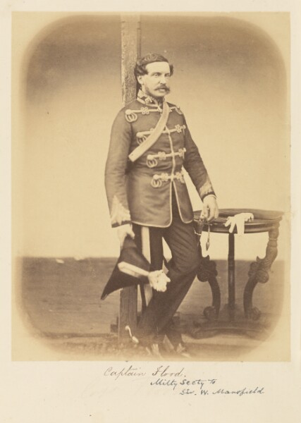 Felice Beato, Captain Flood. Military Secretary to Sir W. Mansfield