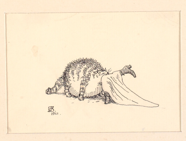 Niels Skovgaard, Illustration til Den tykke kat