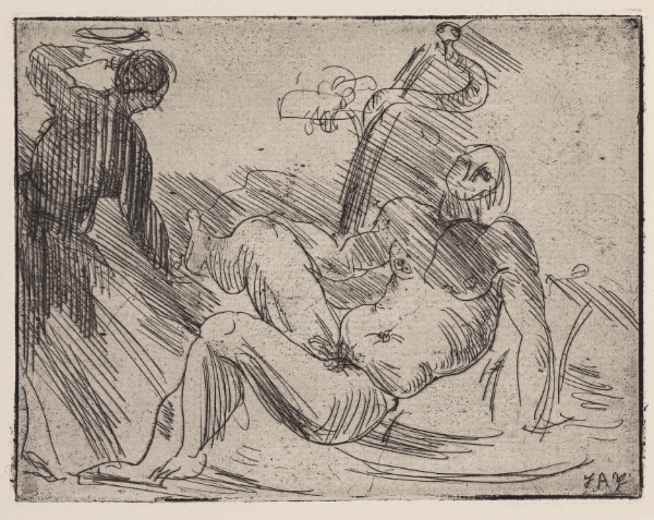 J.A. Jerichau (II), Loke og Sigyn