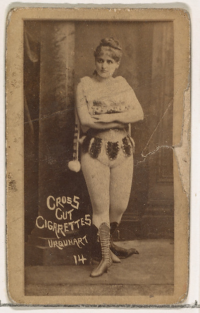 W. Duke, Sons & Co., Card Number 14, Urquhart, from the Actors and Actresses series (N145-1) issued by Duke Sons & Co. to promote Cross Cut Cigarettes