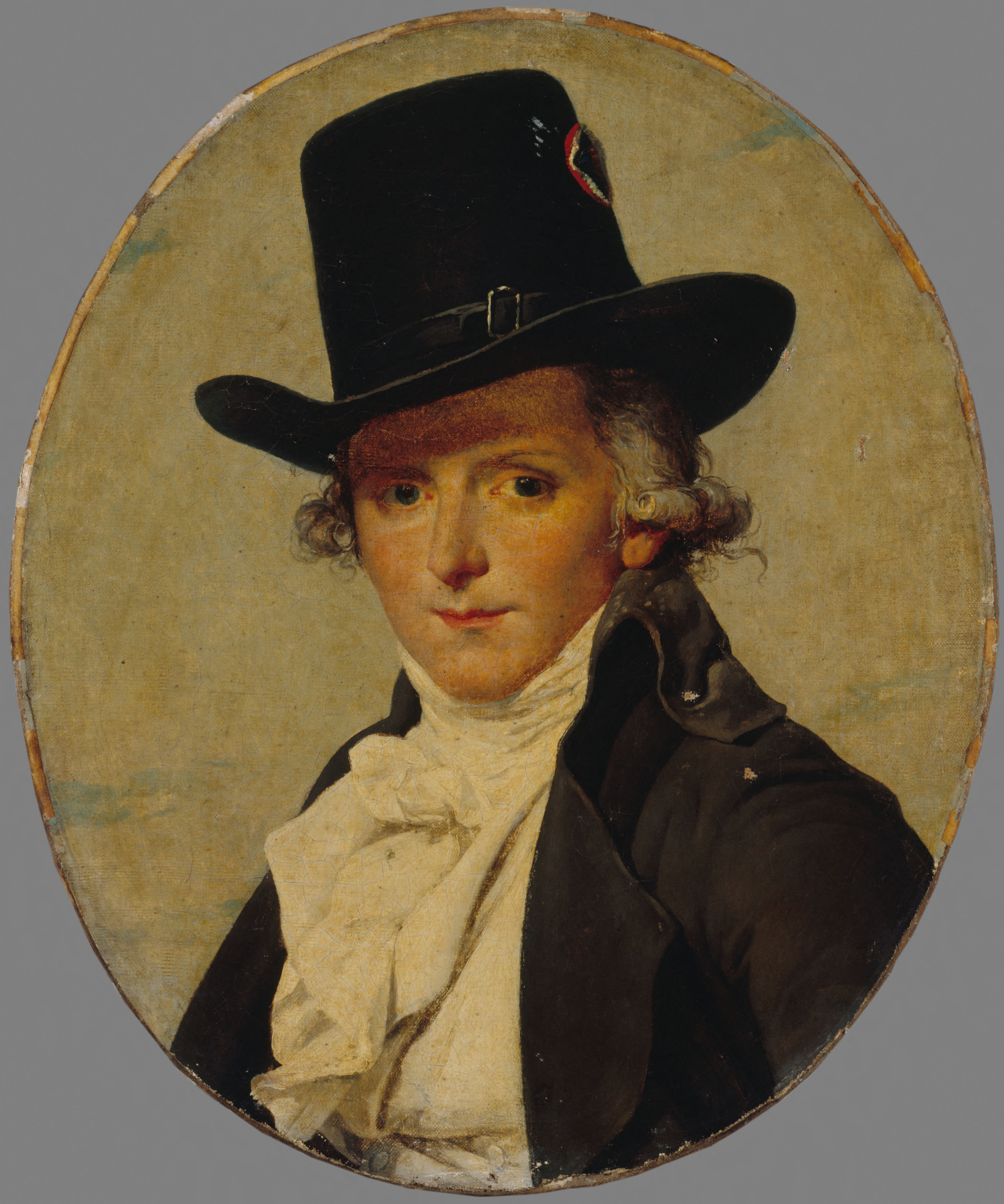 Anonyme, Portrait de Pierre Sériziat (1757-1847), beau-frère de David