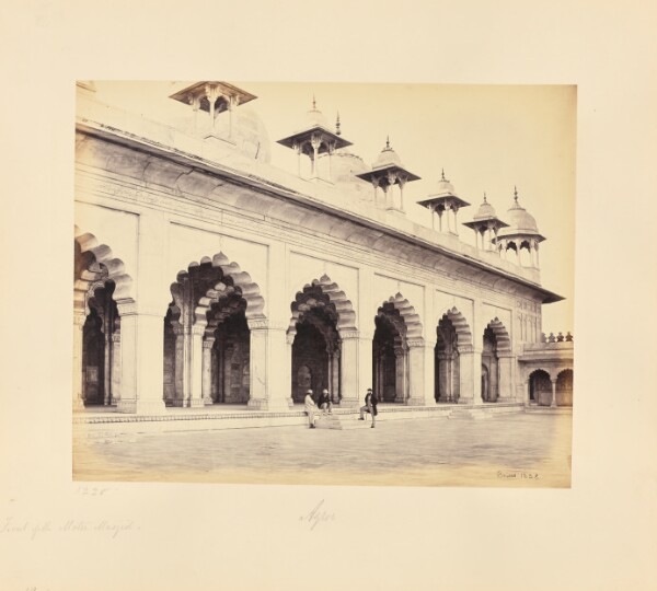 Samuel Bourne, Agra; The Front of the Motee Musjid