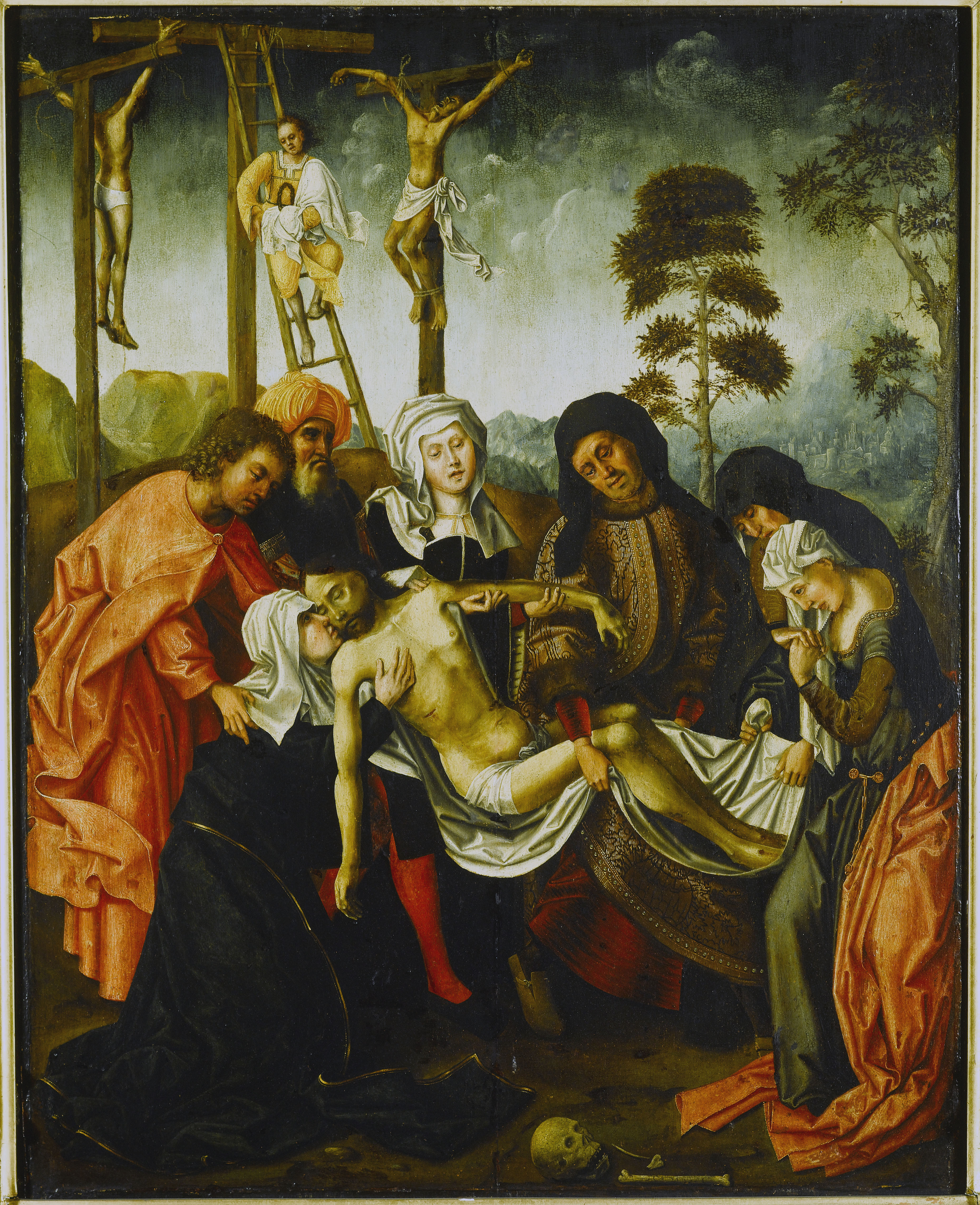 Anonyme, Descente de croix, d'après Van der Weyden