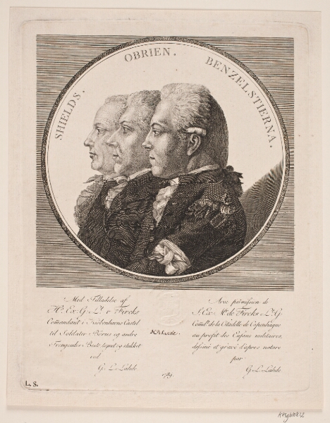 Gerhard Ludvig Lahde, Shields, O'Brien og Benzelstierna