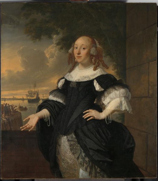 Bartholomeus van der Helst, Geertruida den Dubbelde (1647-84), Wife of Aert van Nes