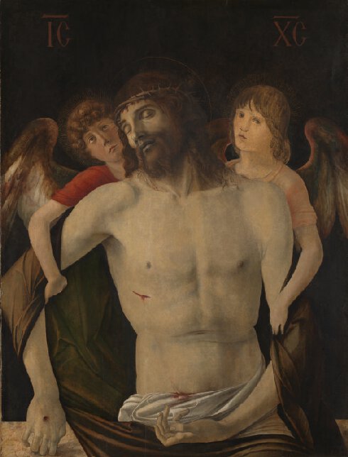Giovanni Bellini, The Dead Christ supported by Angels