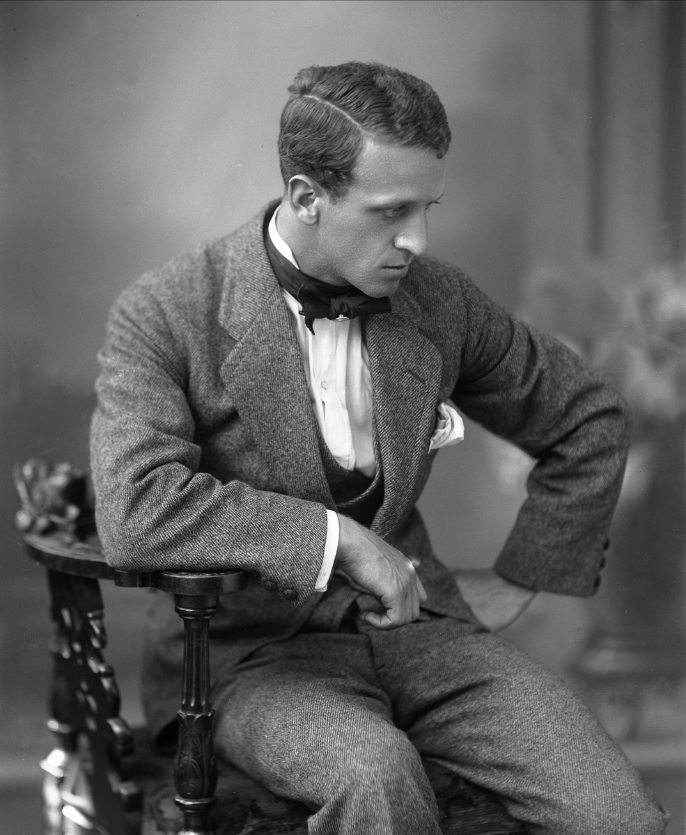 Gustav Borgen, Portrett, skuespiller Gjems-Selmer.