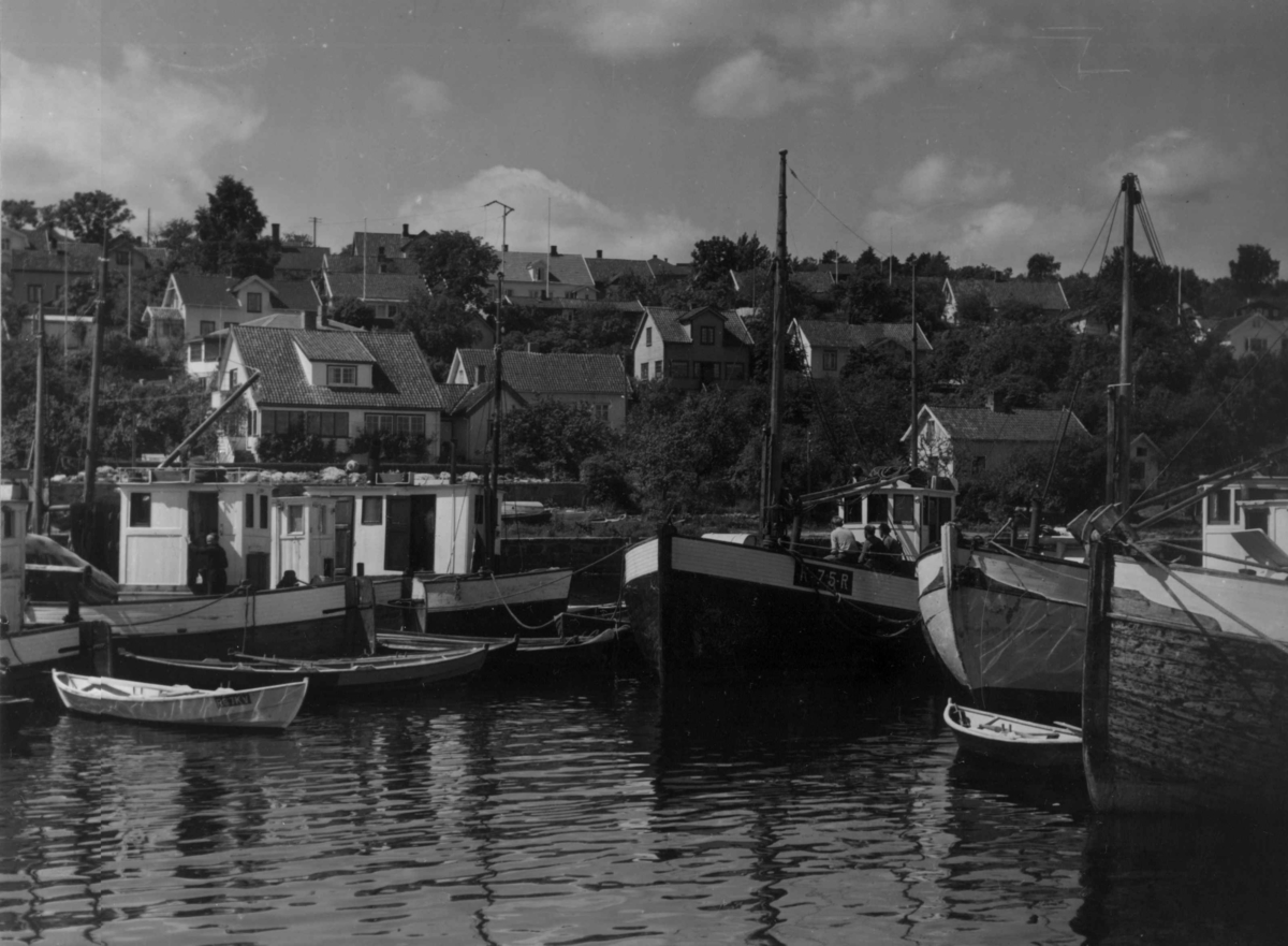 Anders Beer Wilse, Drakt, Samferdsel, Båt, Fiske, Brislingbåt, Bebyggelse