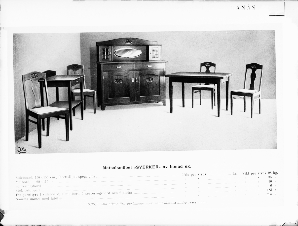 Skötsner-Edhlund, Reprophotography - furniture catalog, Uppland